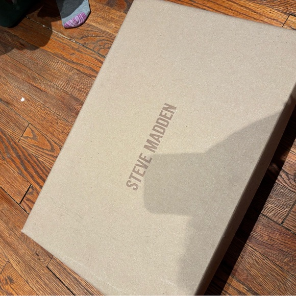 Steve Madden Black Leather Boots for Women - Picture 10 of 10